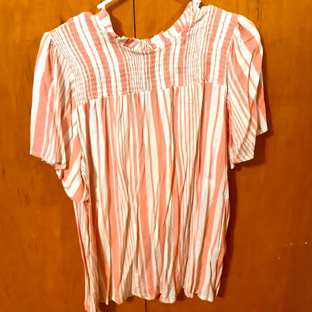 Striped top from dry goods